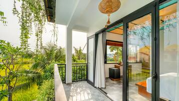 Deluxe Double Room, Balcony, Pool View | View from room