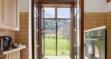 Apartment 'Casa Tua - Avise' with Mountain View, Private Terrace and Wi-Fi