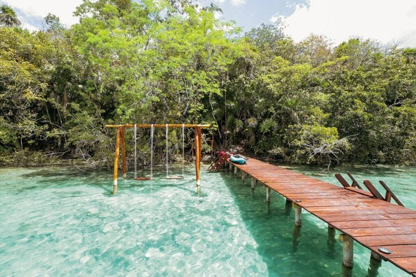 House | 1 bedroom - Casa Jero Private Pier Free Kayaks Paddle (Bacalar)