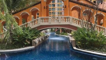 Apartment, 1 Bedroom, Accessible, Balcony | Pool | Outdoor pool