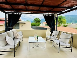Huis, 1 slaapkamer, roken, balkon | Terras