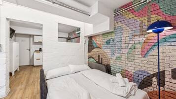 1 Schlafzimmer, Schreibtisch, Bügeleisen/Bügelbrett, WLAN