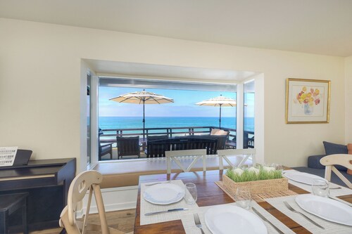 Oceanfront 4BR | Private Beach | 2 Patios | BBQ