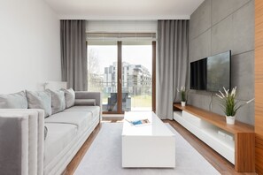 Apartment, 2 Bedrooms, Balcony | Living area - Glamorous Apartment Wilanow by Renters (Warsaw)