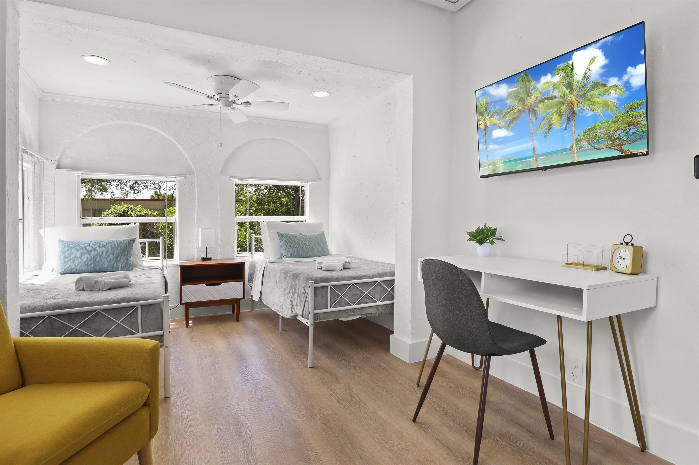 3 dormitorios, escritorio, tabla de planchar con plancha y wifi gratis