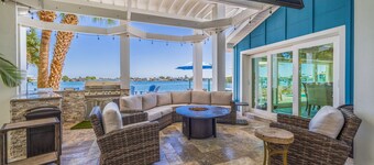 Coastal Dreaming – Heated Pool, Waterfront Views, Outdoor Lounge & Golf Cart