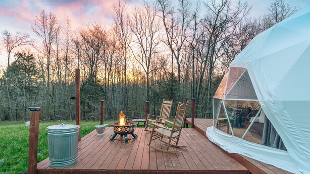 Balcony - The Glamping Place (Clarksville)