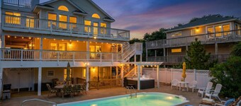 Duck - Soundside Pearl — Pool, Hot Tub, Rooftop Deck & Beach Access