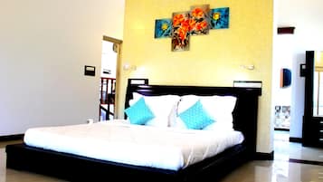 Bungalow phong cách cổ điển | 3 phòng ngủ, bộ trải giường bằng vải cotton Ai Cập