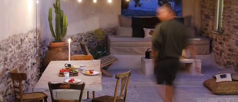 Restauration en plein air