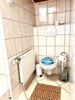 Dusche, Toilettenpapier