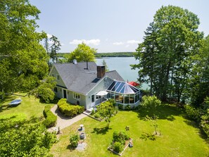 Exterior - Mingo Cove - Beautiful 6BR, 4BA home with panoramic views of Harpswell Sound (Harpswell)