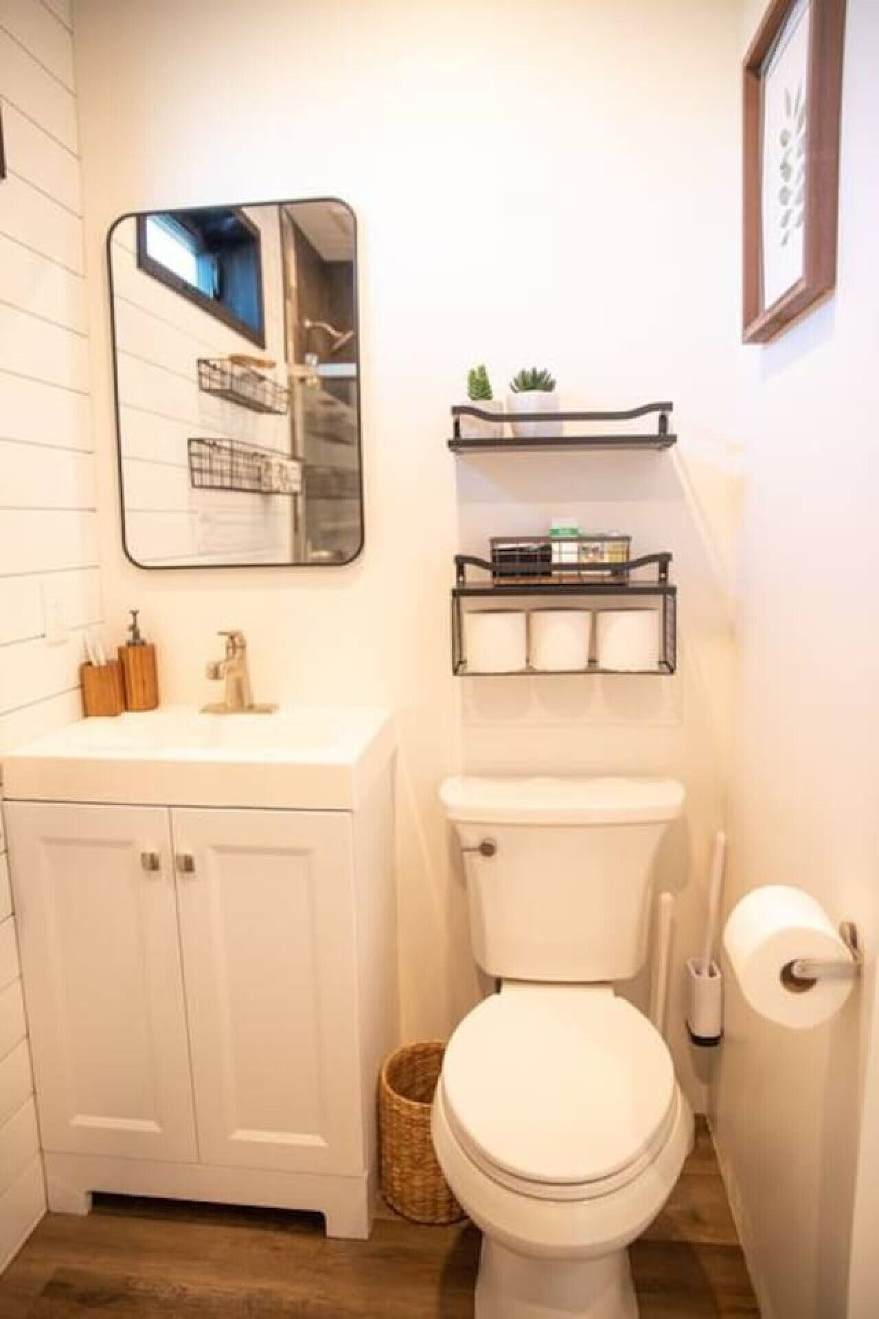 Een douche, een haardroger
