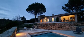 magnificent villa with the most beautiful view of Tourtour and private pool