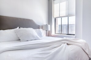 2 bedrooms, iron/ironing board, travel cot, free WiFi