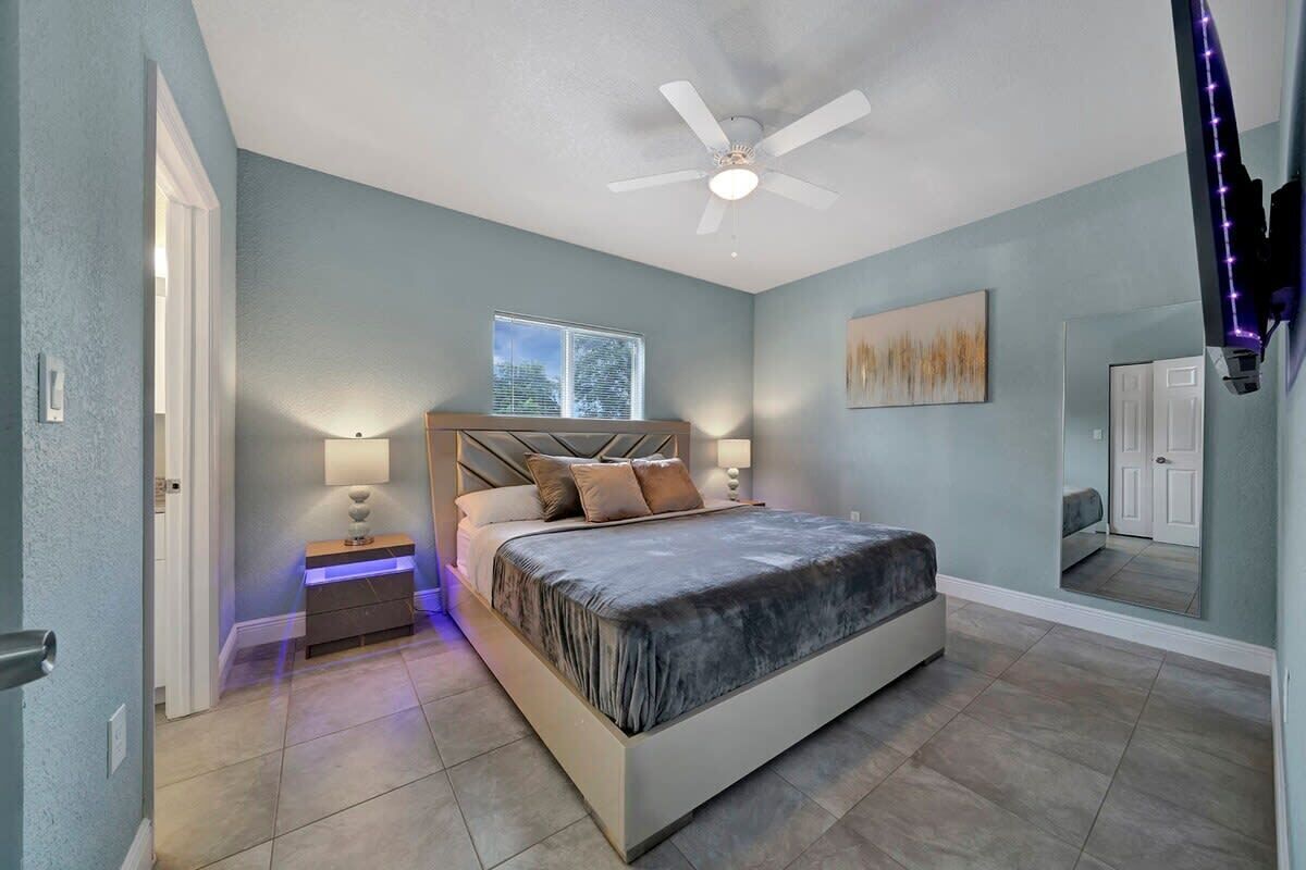 8 bedrooms, iron/ironing board, travel cot, WiFi