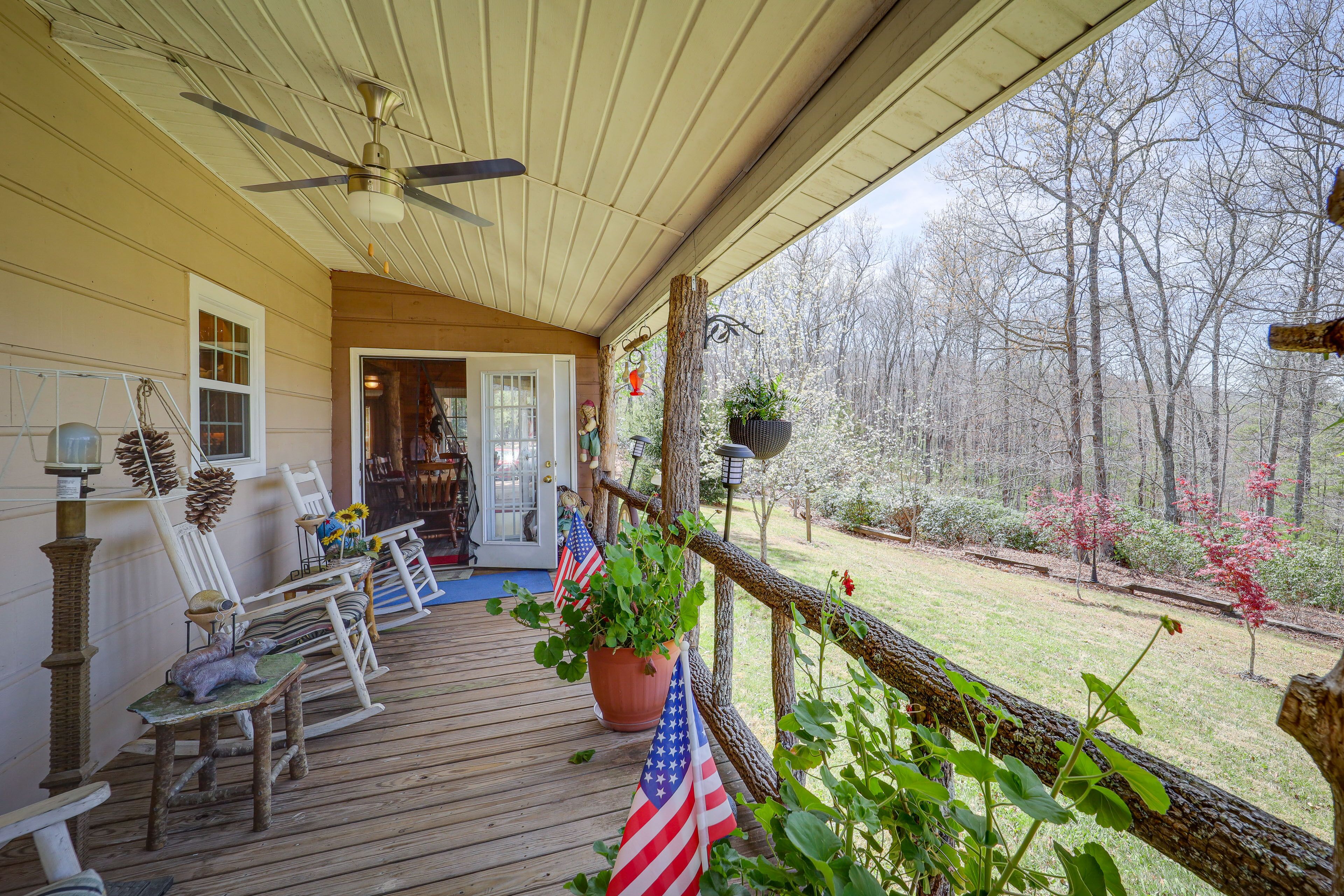 North Carolina Getaway w/ Covered Porches & Patio