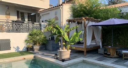 House decorated in a Bohemian style