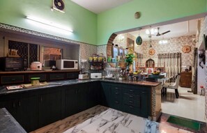 Dining - Col Sharma's Homestay A/C Room (Agra)