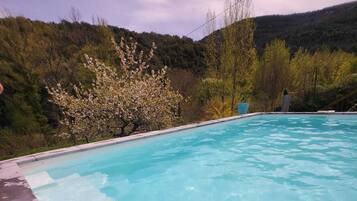 Indoor pool, outdoor pool
