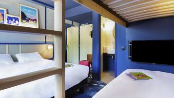 Familienzimmer (Pop. 4 people) | Hochwertige Bettwaren, laptopgeeigneter Arbeitsplatz