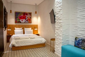 Junior Suite | In-room safe, individually decorated, individually furnished - Maison Solaneos (Marrakech)