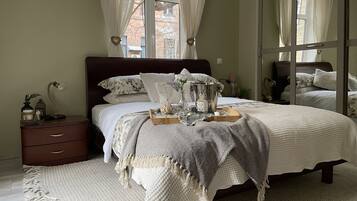 1 makuuhuone, silitysrauta/-lauta, ilmainen Wi-Fi, vuodevaatteet