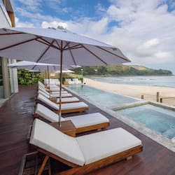 Vue sur la plage/l’océan
