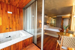 Ocean View | Private spa tub