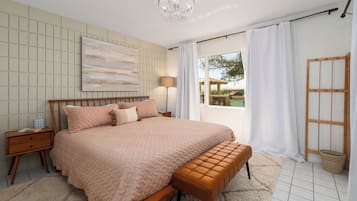 2 bedrooms, desk, iron/ironing board, free WiFi