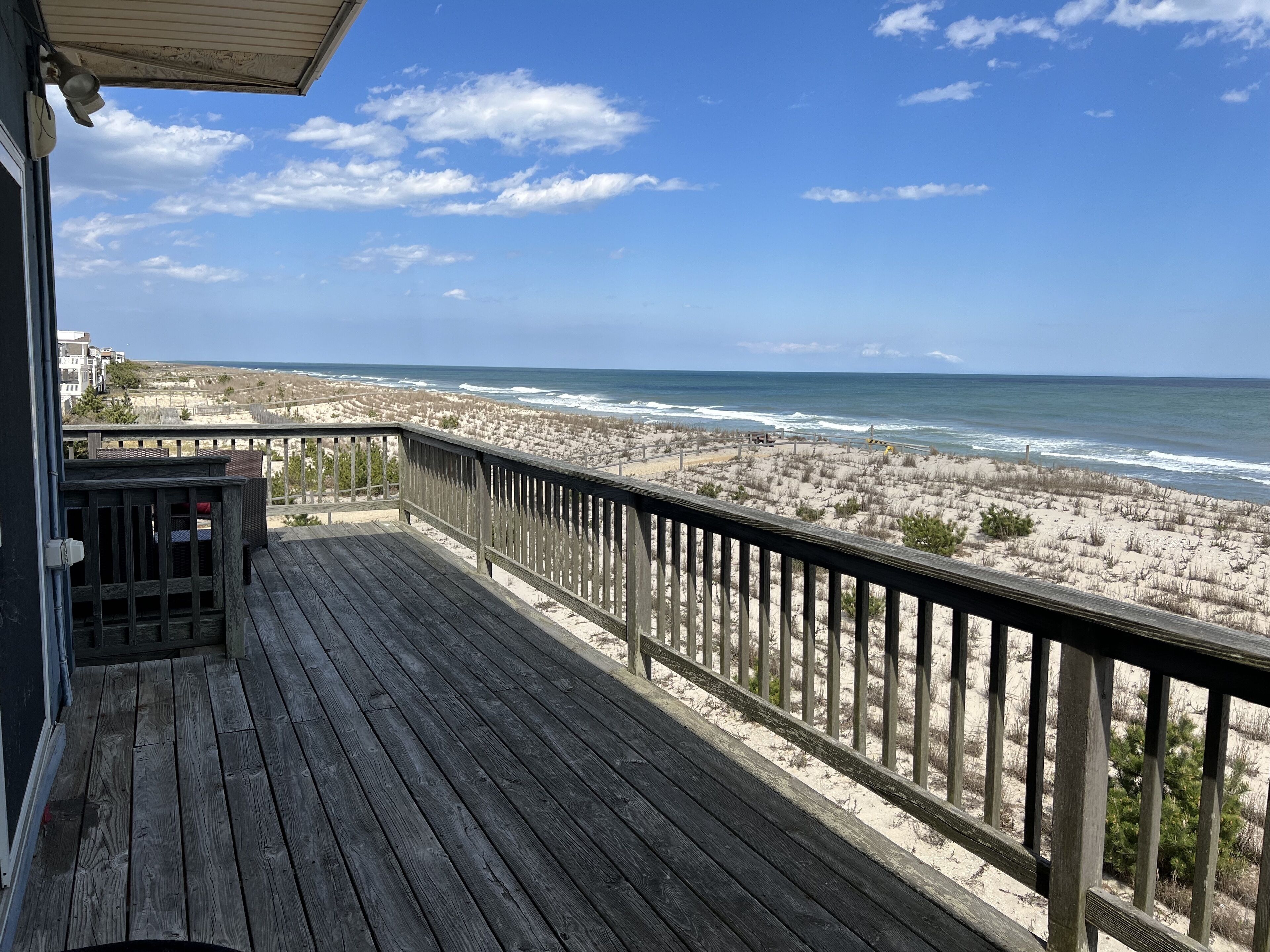 Ocean front duplex, top floor