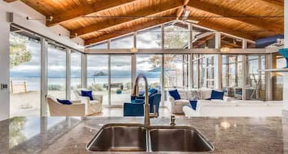 Swim Spa cottage on a Private Beach