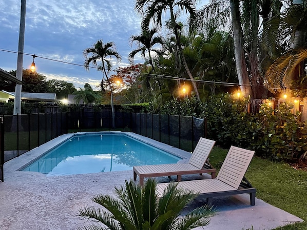 Alberca al aire libre