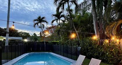 Cozy Suburban Home with huge backyard and pool! Welcome!