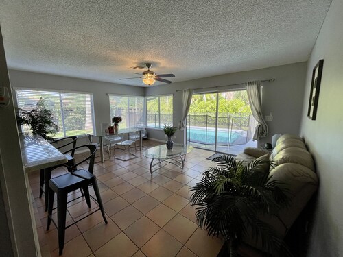 Cozy Suburban Home with huge backyard and pool! Welcome!