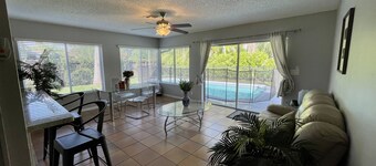 Cozy Suburban Home with huge backyard and pool! Welcome!