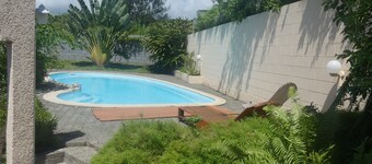 Large contemporary house with sea and mountain views