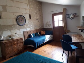 2 slaapkamers, een bureau, gratis wifi, beddengoed