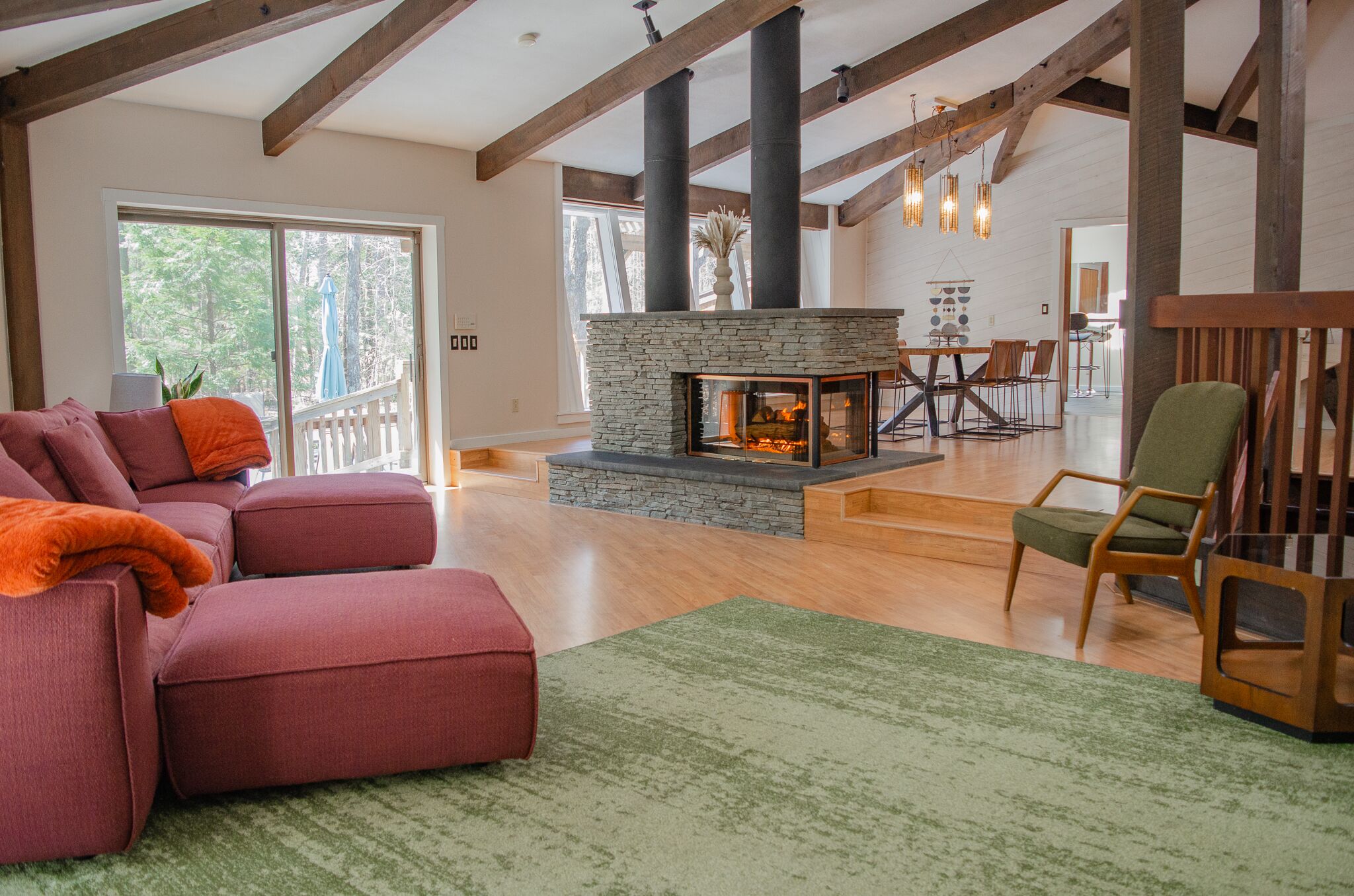 NEW! MidCentury Gem Surrounded by Nature near Woodstock