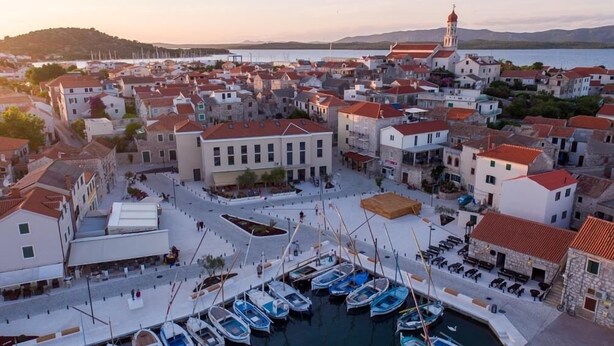 Apartment | Aerial view - Charming 1-bed Apartment in Betina (Tisno)