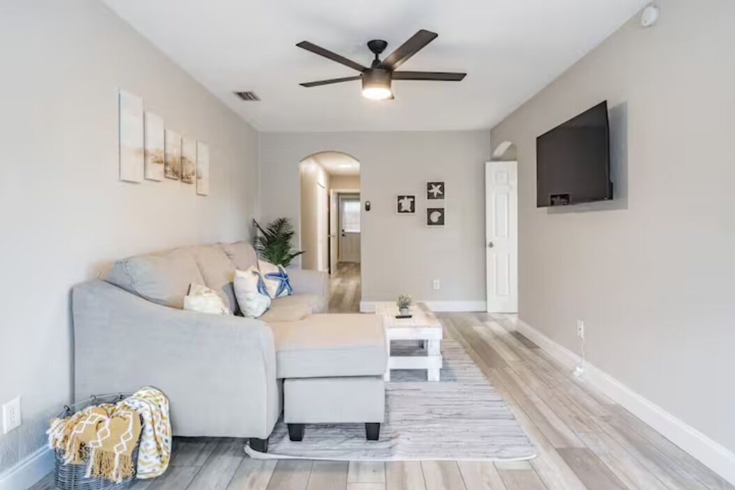 Private Oasis 5 Mins from Clearwater Beach: Fenced Backyard, Firepit & Grill!