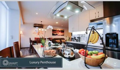 @SmartMobilis Luxury Penthouse Long Stays,Medical Tourism,Balconies,Pool & Gym