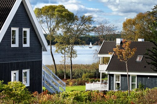 Ferienhaus „Fünen XXL“ 218m² für 12+2 Pers. im Schlosspark Bad Saarow, Sauna, Whirlpool und Kamin