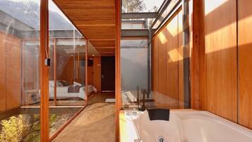 1 slaapkamer, luxe beddengoed, donsdekens, Tempur Pedic-bedden