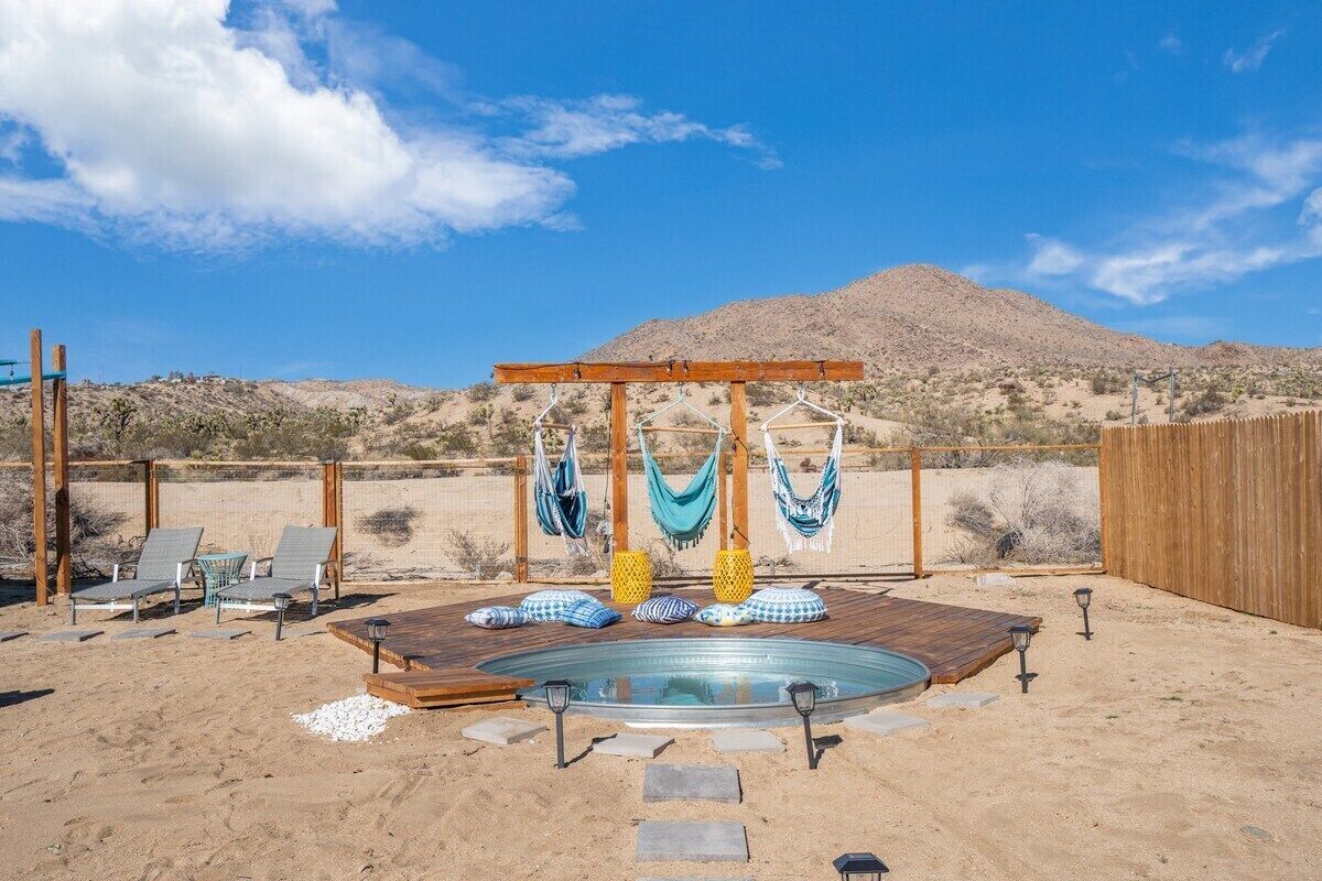 Mountain View Desert Home with Hot Tub, Game Room and a Backyard Paradise!