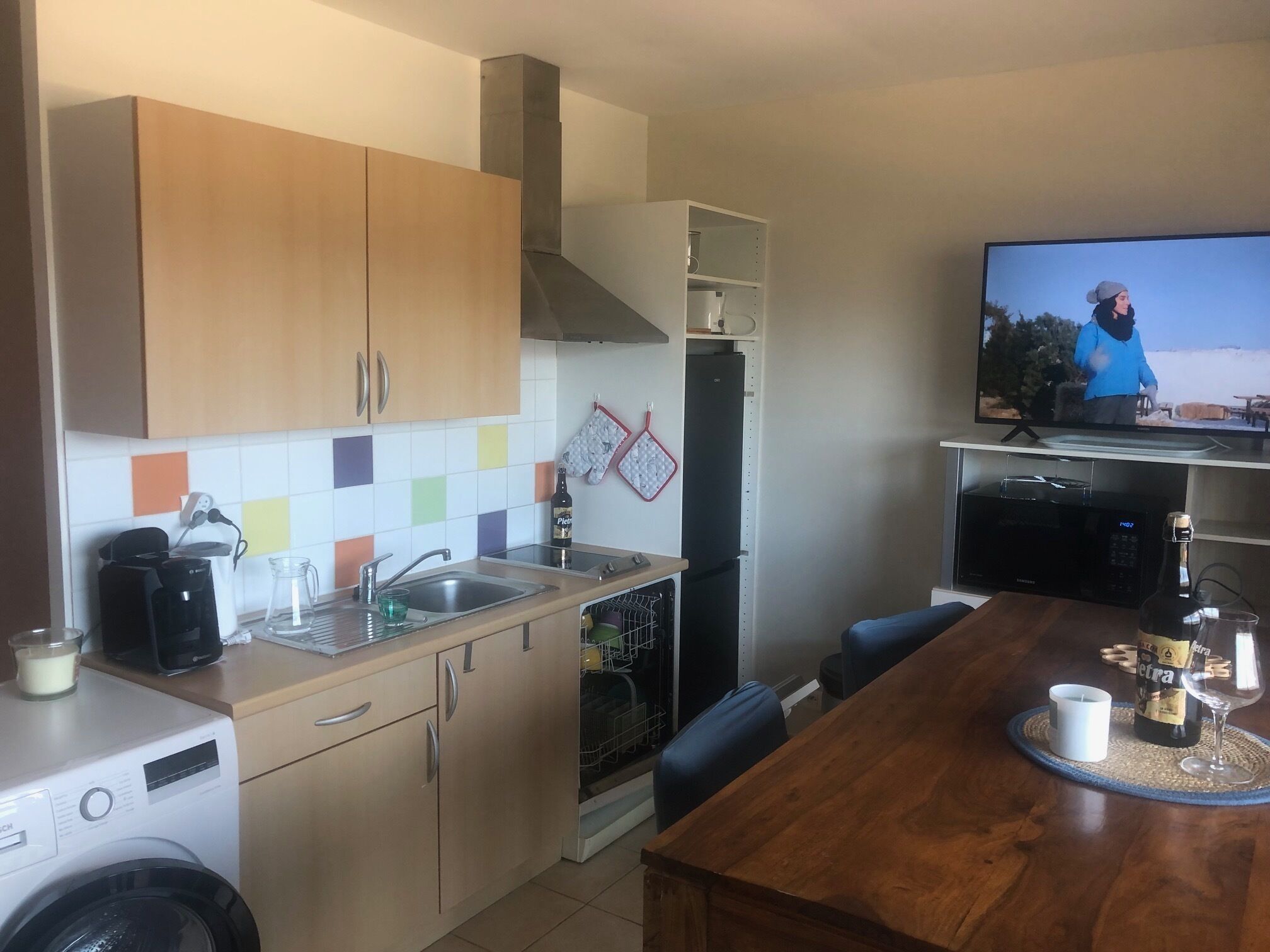 Apt with a magnificent view of Cupabia Bay. Air conditioning, heated swimming pool out of season