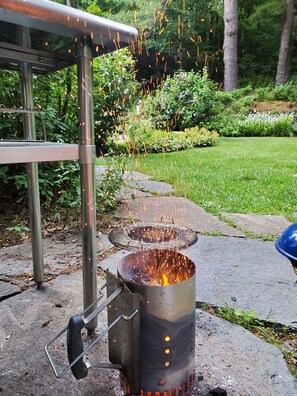 Property grounds - Home in the woods with Views, Quiet, Gardens, near Tanglewood, (Richmond)