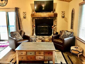 Interior - Horsin’ Around-Cabin with a peaceful covered deck. (Ruidoso)