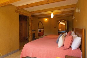Junior Suite, 2 Double Beds | In-room safe, blackout drapes, iron/ironing board, bed sheets - EQUIMITE CASA DE CAMPO (Coatepec)