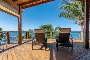 Terrace/patio - Sunset View Condo @ The Blue Bahia Resort in Sandy Bay (Roatan)